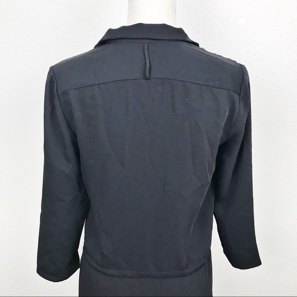 Babaton Drawstring Collared Shirt Dress Work - Picture 5 of 7